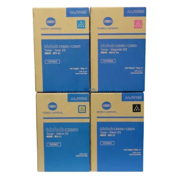 Toner Konica Minolta TNP80 Bizhub C3320i, C3321i Negro, Amarillo, Magenta, Cyan - Imagen 3
