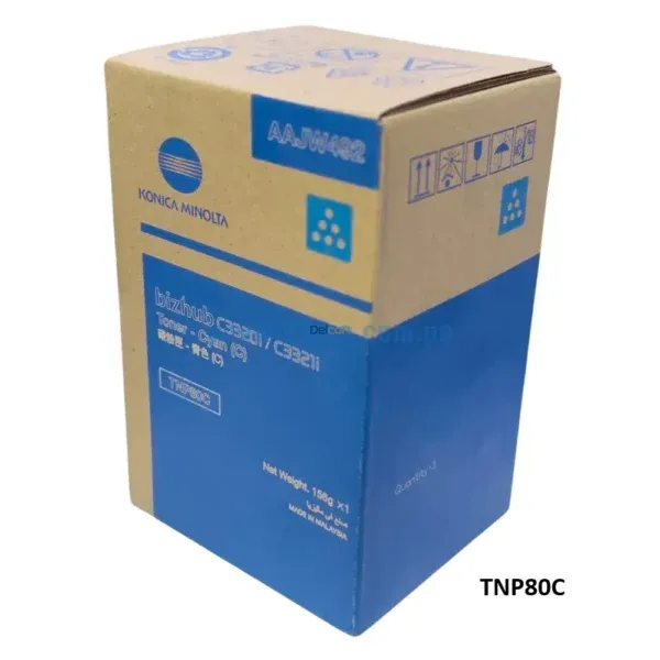 Toner Konica Minolta TNP80C AAJW492 Bizhub C3320i, C3321i Cyan - Imagen 2