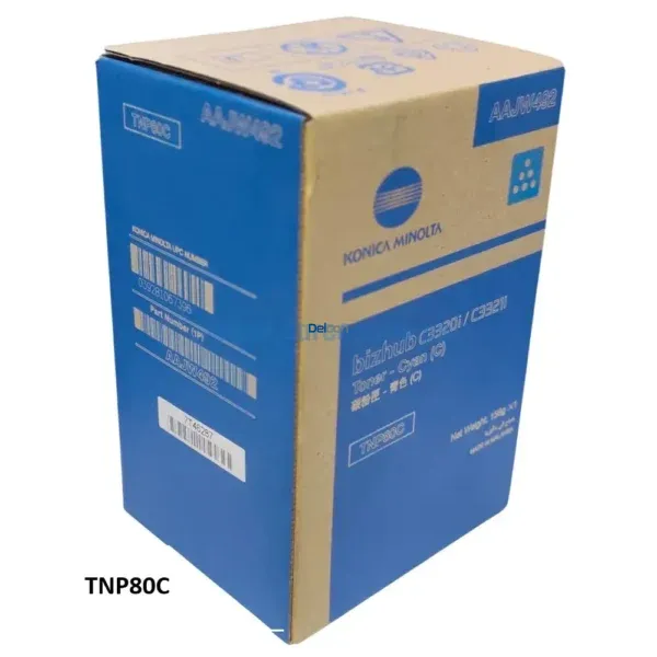 Toner Konica Minolta TNP80C AAJW492 Bizhub C3320i, C3321i Cyan - Imagen 3