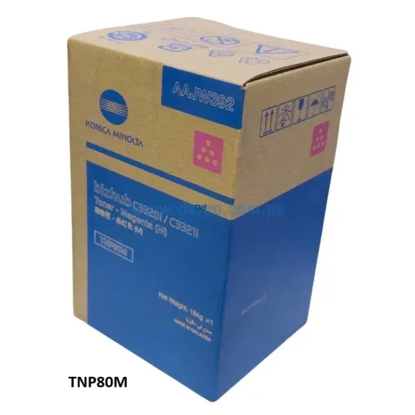 Toner Konica Minolta TNP80M AAJW392 Bizhub C3320i, C3321i Magenta - Imagen 2