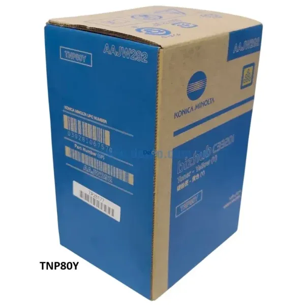 Toner Konica Minolta TNP80Y AAJW292 Bizhub C3320i, C3321i Amarillo - Imagen 3