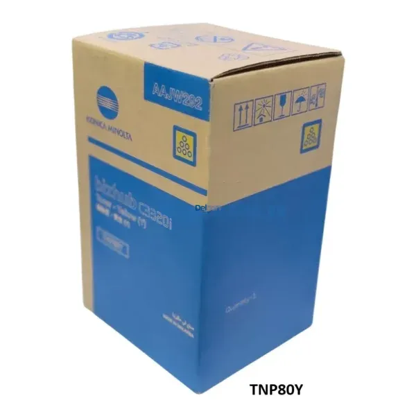 Toner Konica Minolta TNP80Y AAJW292 Bizhub C3320i, C3321i Amarillo - Imagen 2