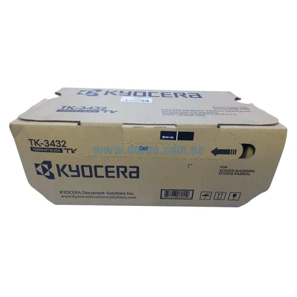 Toner Kyocera TK-3432 Black Ecosys MA5500IFX / PA550X - Imagen 3