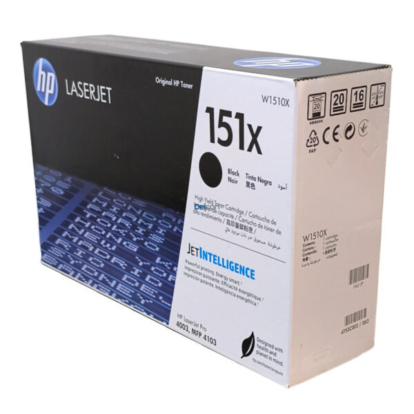 Tóner Hp W1510X 151X Laserjet Pro 4003 / MFP 4103 Black 9.700 Páginas