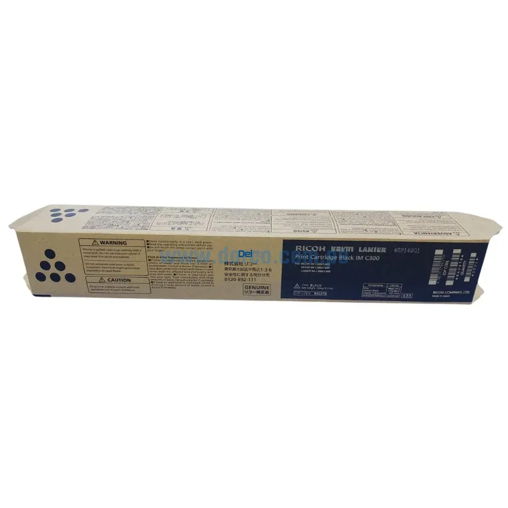 Toner Ricoh IM C300 / IM C400 842378 Negro 17,000 Paginas