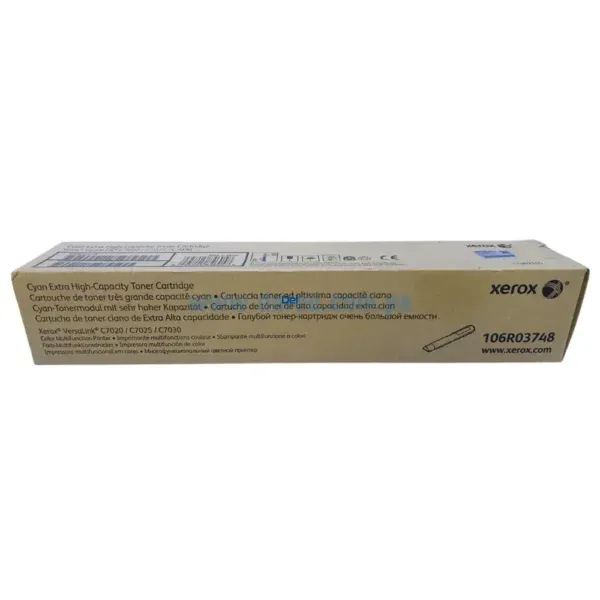 Toner xerox 106R03748 Cyan Para Versalink C7020 / C7025 - Imagen 3